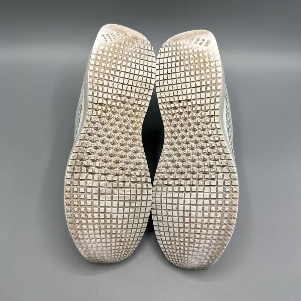 Nobull Project Knit Runner Diamond Mesh Grey Running Shoes Women Size 6.5